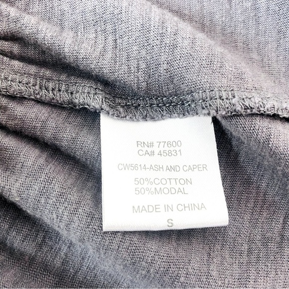 Chaser Color Block Ruffle Hem Cotton Tank Size S - Picture 8 of 8